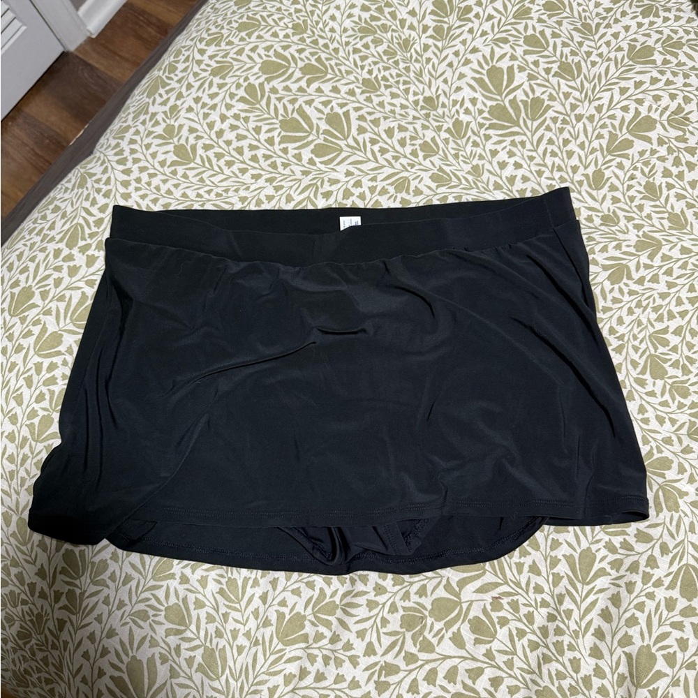 Women's Black Swim Skirt